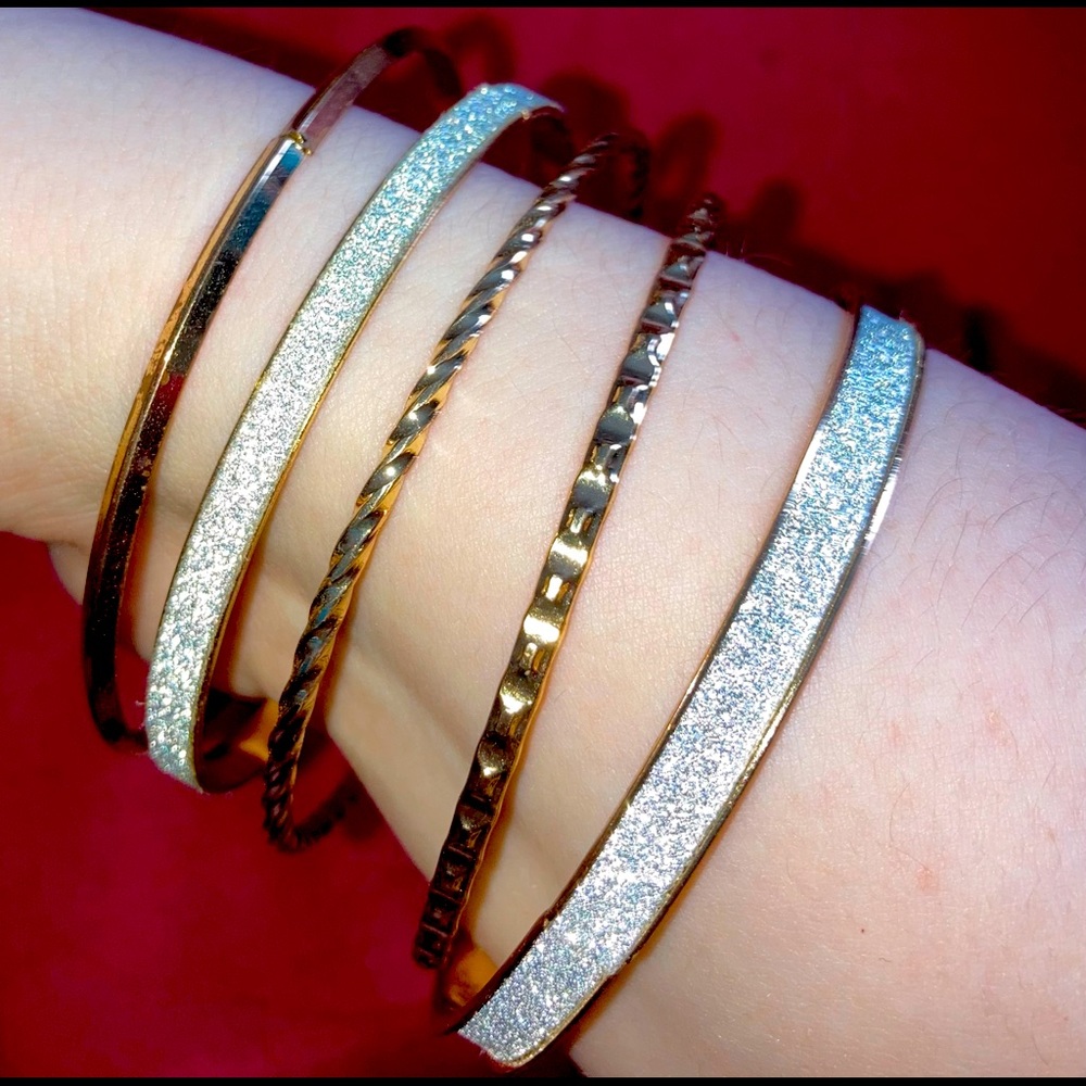 Bangle Bracelet Bundle (5)